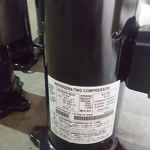 คอมเพรสเซอร์อินเวอร์เตอร์ Hitachi E500HHD-36A2 R410 ใหม่