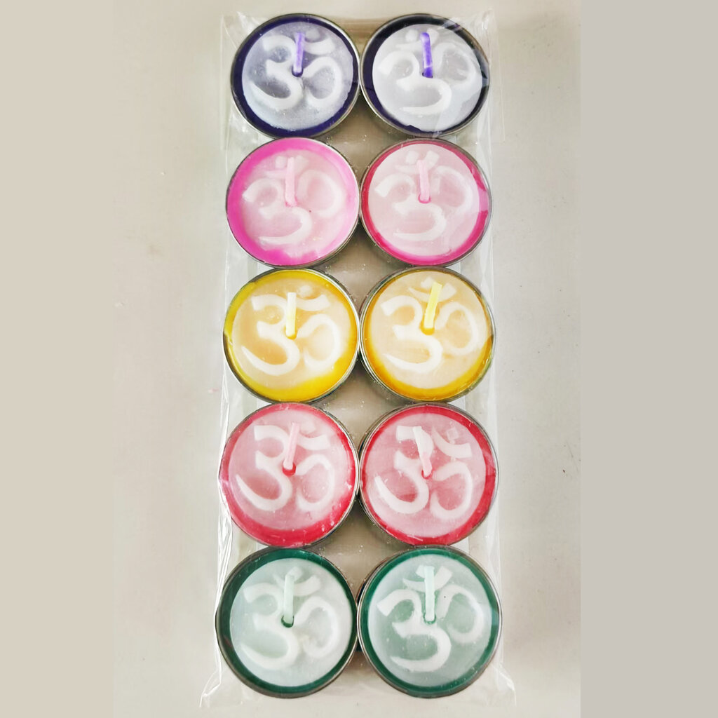 เทียนบูชาพระพิฆเนศ เทียนทีไลท์บูชาพระพิฆเนศวร เทียนพระพิฆเนศ เทียนพระคเนศ เทียนตัวโอห์ม เทียนโอม เทียนหอมบูชาพระคเนศ