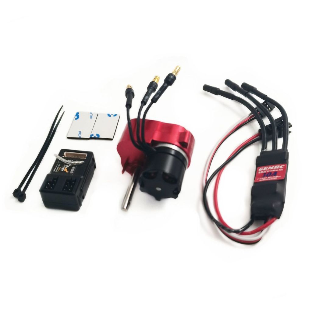 มอเตอร์ไร้แปรงถ่านรอบนอก กล่องเกียร์โลหะเต็มรูปแบบ ESC AM32 สำหรับ MN82 Tank300 99S 78 168 ทำงานเสถี