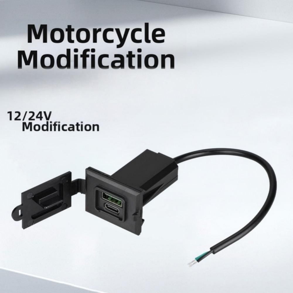 Fast 36W ที่ชาร์จแบตในรถพร้อมพอร์ต USB C USB B รองรับเอาต์พุต QC3 0 และ PD 30W