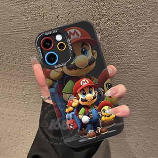 เคส OPPO Reno 16 16F 15 15F 5G เคส OPPO Reno 16 15 Pro 5G Pro Max 5G เคสลายการ์ตูนอนิเมะมาริโอ กันกระแทก พร้อมที่ป้องกันเลนส์กล้อง หนังสายน้ำมือถือ ซิลิโคนด้านนุ่มกันรอยนิ้วมือ สำหรับเด็กผู้ชาย ผู้ชาย นักเรียน