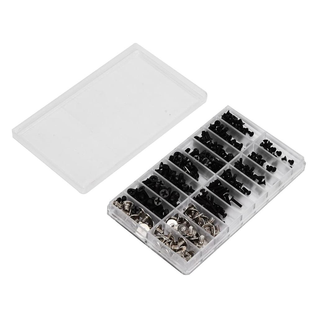 Computer Screws Kit, 360Pcs Computer Screws Kit, Alloy Steel Micro Cross Screw Assortment Set, M2 M2