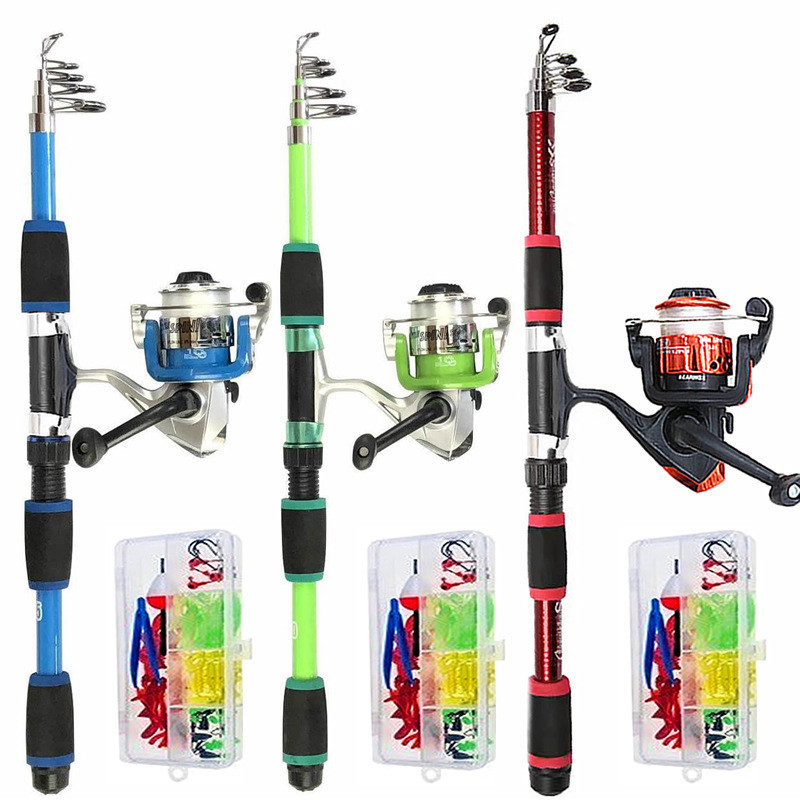 Sea Rod Set Combination Portable Fishing Rod Mini Fishing Rod Sea Rod Fishing Gear Fishing Rod Full 