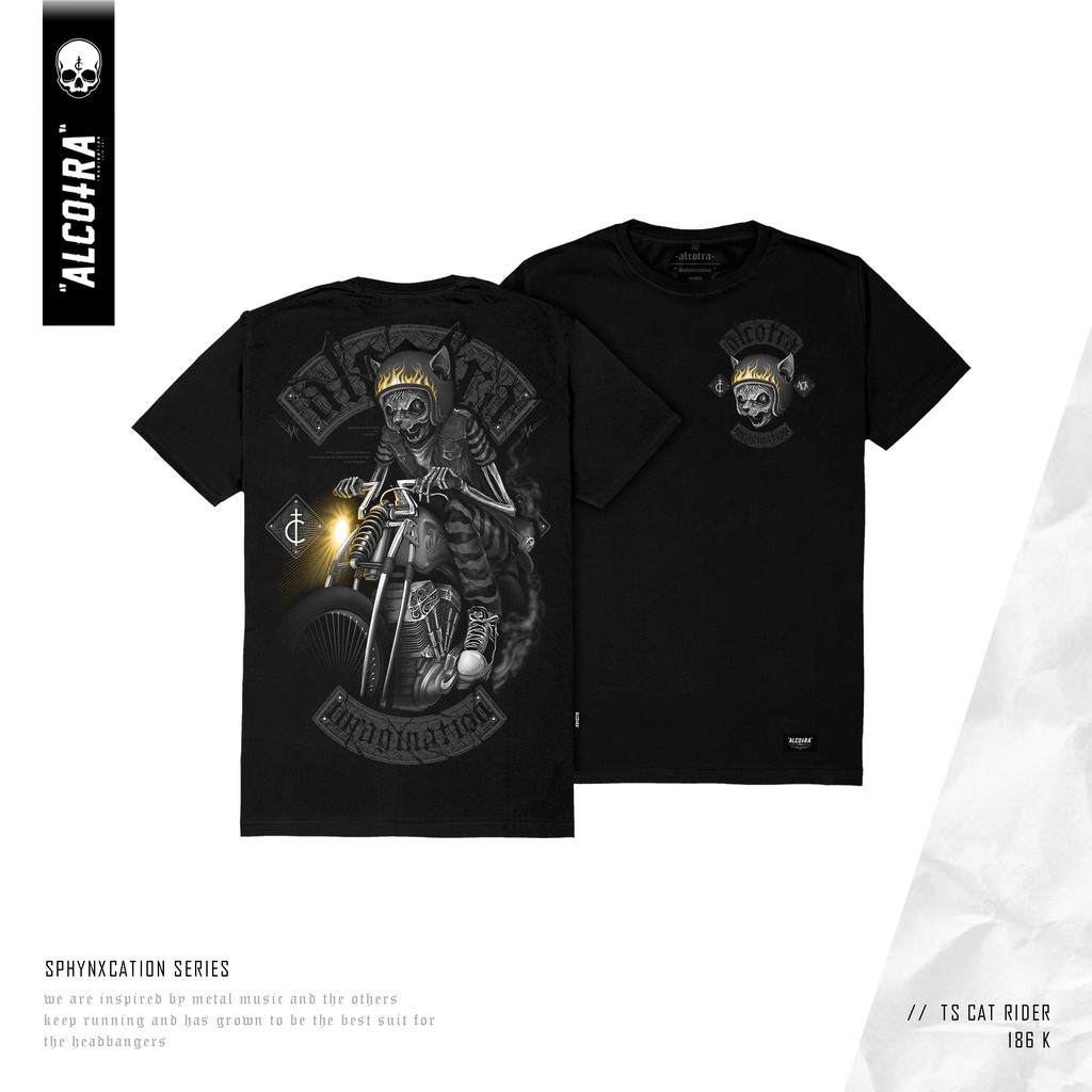 TS CAT RIDER // เสื้อยืด CAT RIDER ALCOTRA // เสื้อยืด LACOSTRA