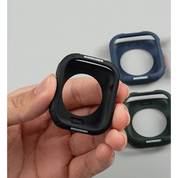 สีลูกกวาดป้องกันการหล่นป้องกันกรณีนาฬิกาสําหรับ แอปเปิล ดู ส11 10 9 8 7 6 5 4 กับ3 กีฬาปกอ่อนสําหรับ iดู 46 มม. 45 44 41 40 กันกระแทกทนต่อการขีดข่วน - รูปที่ 7