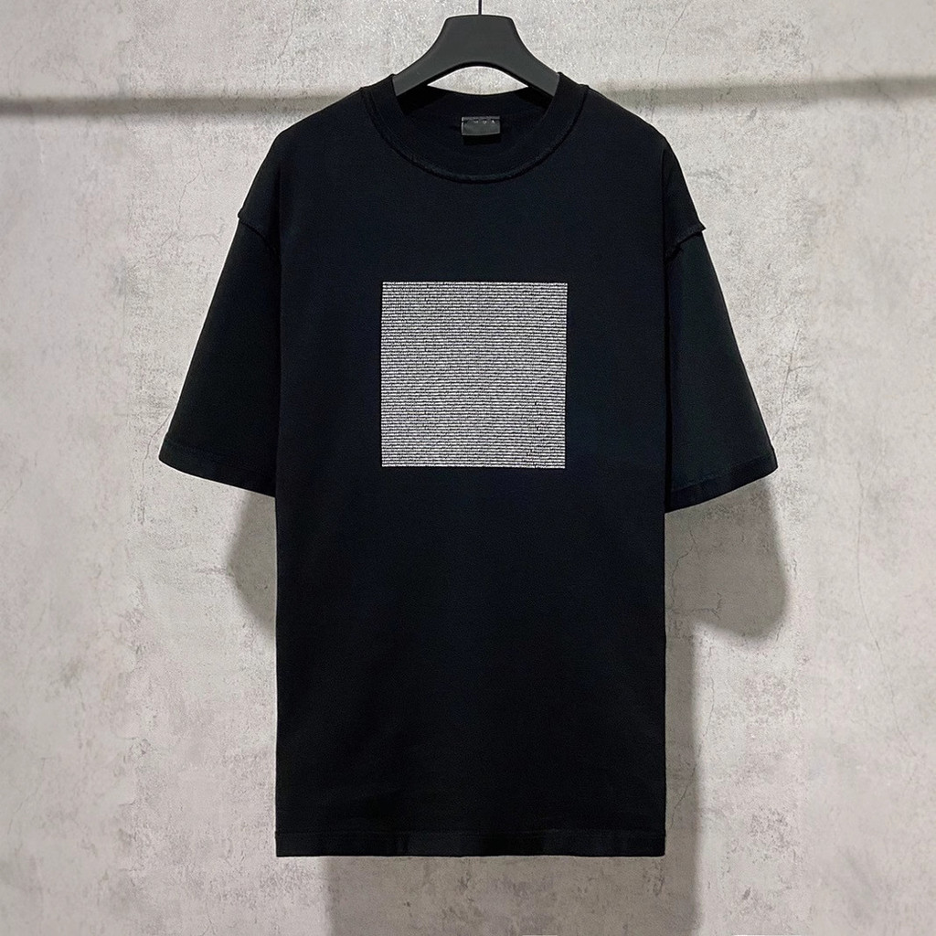 B * L 1: 1 คุณภาพสูง Original Label Real Shot 24SS Paris B Home Secret Letter พิมพ์ย้อนกลับเย็บหนักแ