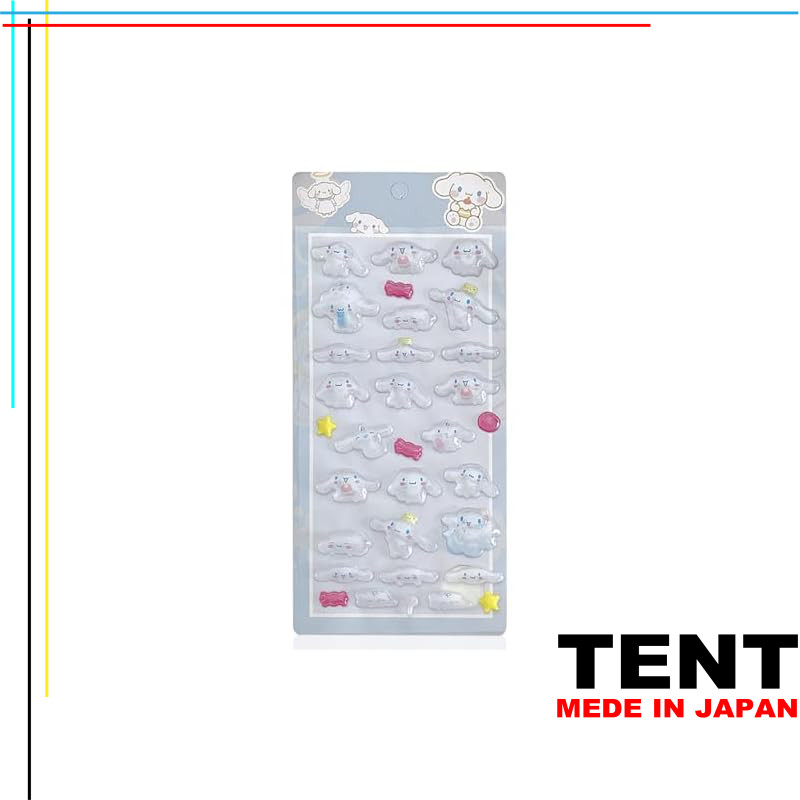 【4-Piece Set】 3D Puffy Stickers - Cute Designs for Girls and Boys, Perfect for Planner, Journal, Rew
