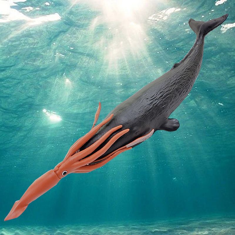Dawang Squid War Spread Fragrant Whale Toy Soft Gum Sea Animal Mosasaurus Shark Duns Fish Model Childrens Gift