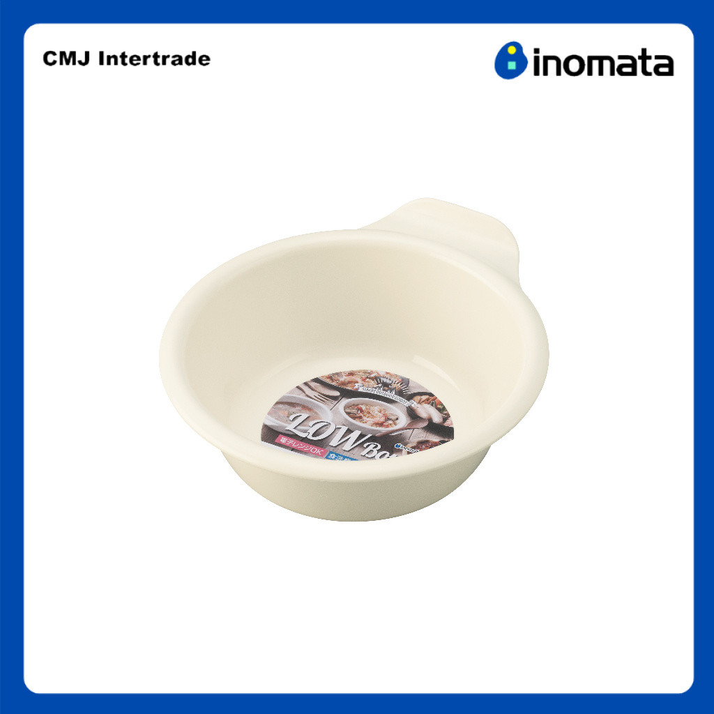 INOMATA ถ้วยพลาสติกใส่อาหาร พร้อมที่วางช้อน ชามพลาสติก ของแท้นำเข้าจากญี่ปุ่น
