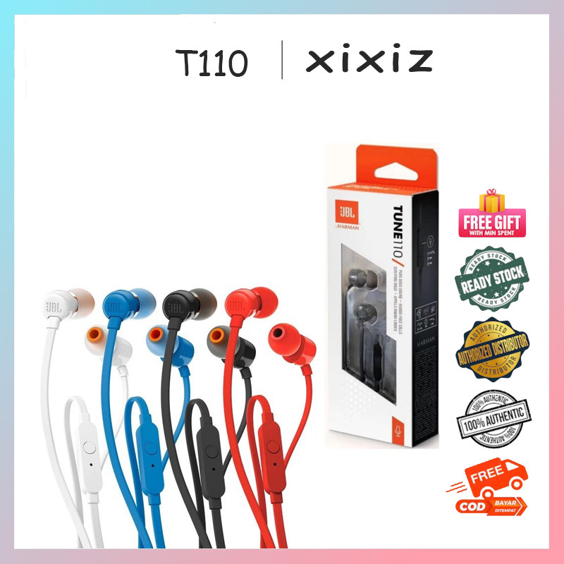 หูฟัง JBL T110 | หูฟัง | หูฟัง | หูฟัง JBL หูฟังอินเอียร์แบบมีสาย
