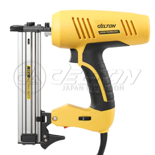 DELTON เครื่องยิงแม็กไฟฟ้า ตะปูไฟฟ้า ขาเดี่ยว F30 / ขาคู่ J1022 ปรับความแรงได้ 6 ระดับ 3100W