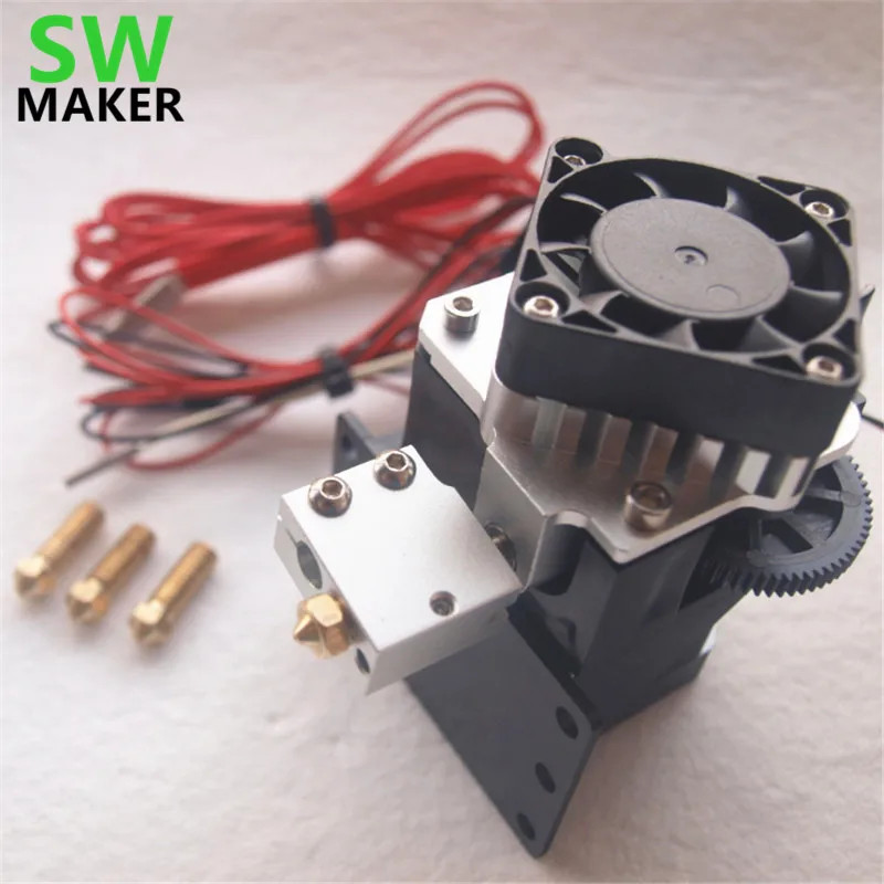 Titan Aero ชุดเครื่องอัดรีดสําหรับ 1.75 มม./3 มม.12V/24V 40W Titan Aero Volcano hotend Extruder ชุดส
