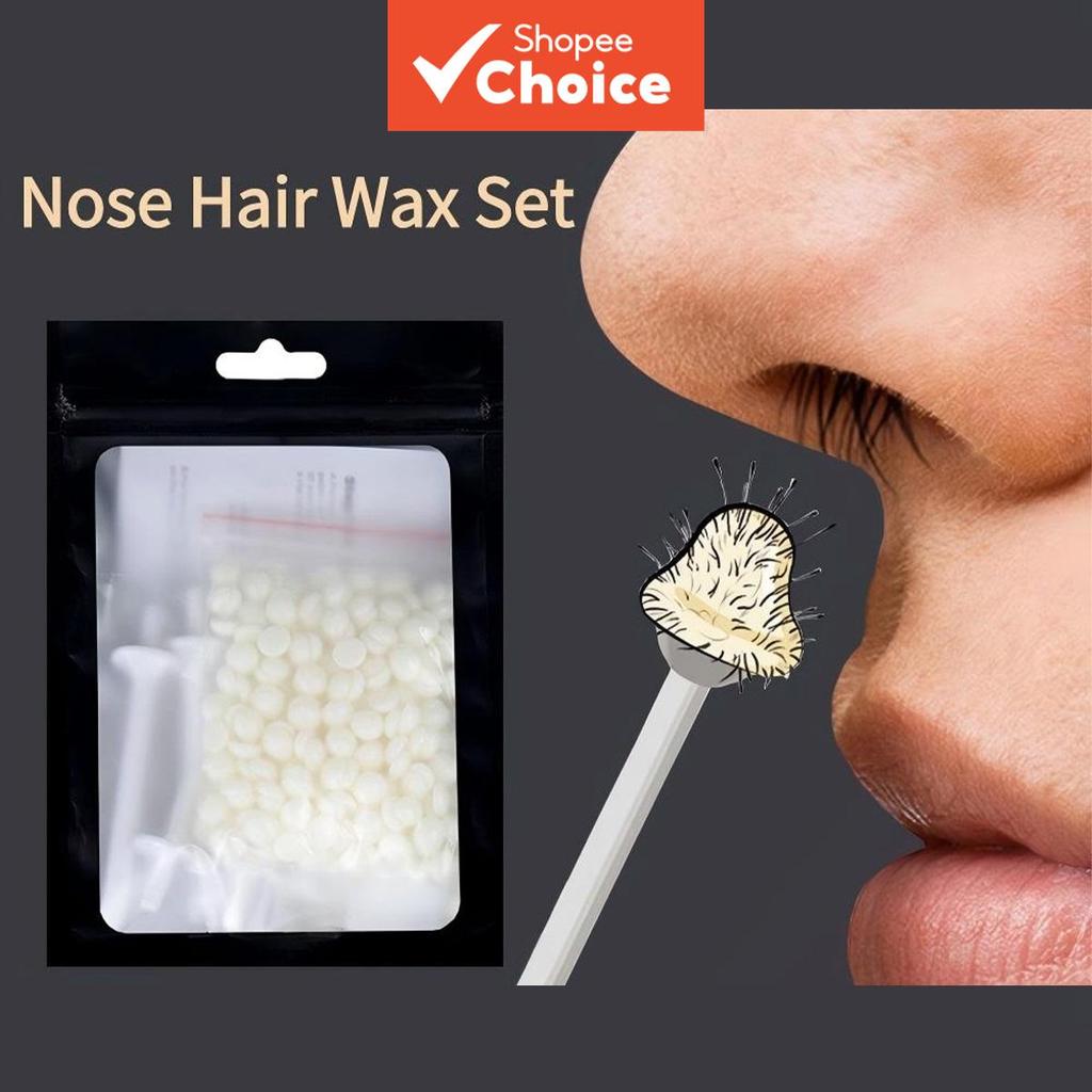 ชุดแว็กซ์จมูกสําหรับผู้ชายและผู้หญิง พร้อมแว็กซ์บีนส์ applicator และอุปกรณ์ที่ครบสมบูรณ์