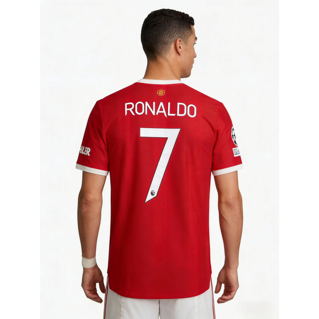 Retro เสื้อฟุตบอล แมuยู Home 21/22 RONALDO #7 เกรด3A พรีเมียร์ลีก UCL ครบเบอร์นักเตะ ส่งฟรีทั่วไทย