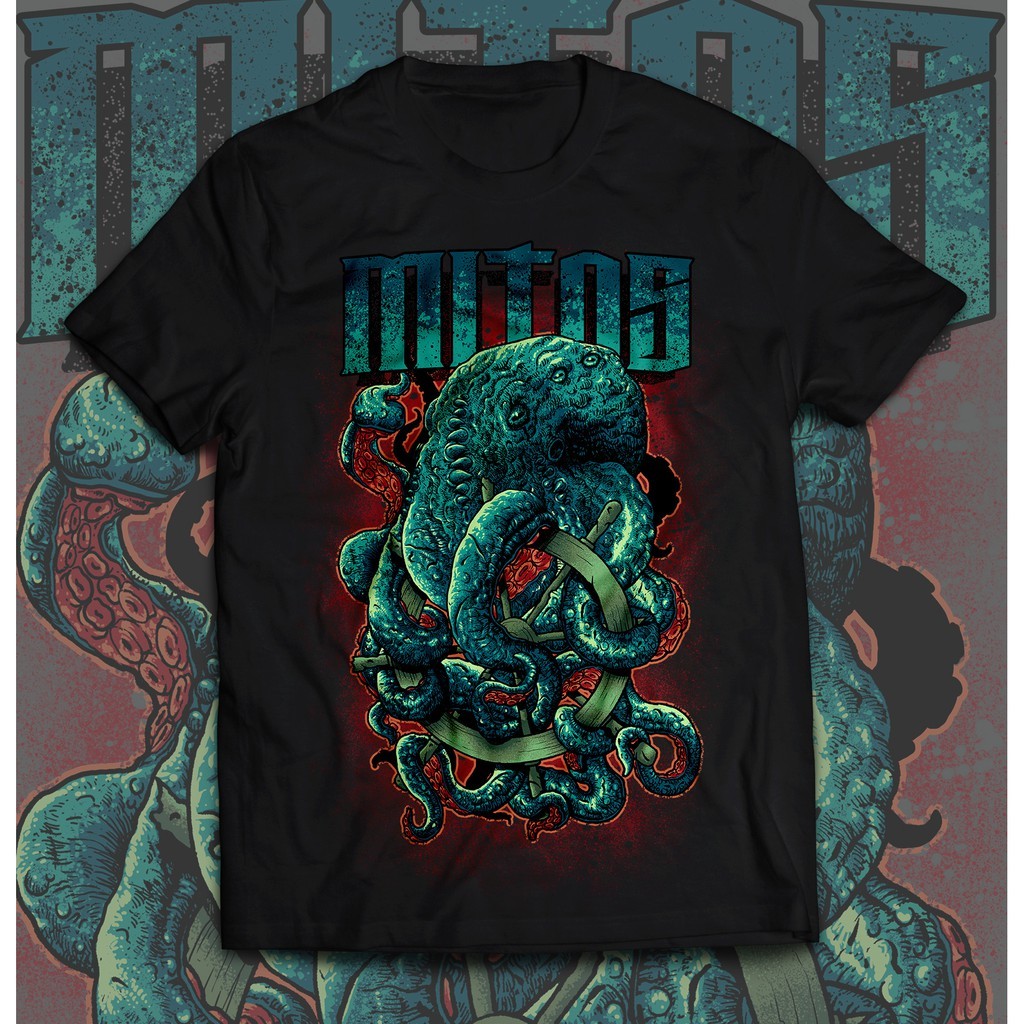 Mitos Kurita Short Sleeve Casual Graphic Tees- Gildan Premium 100% Cotton