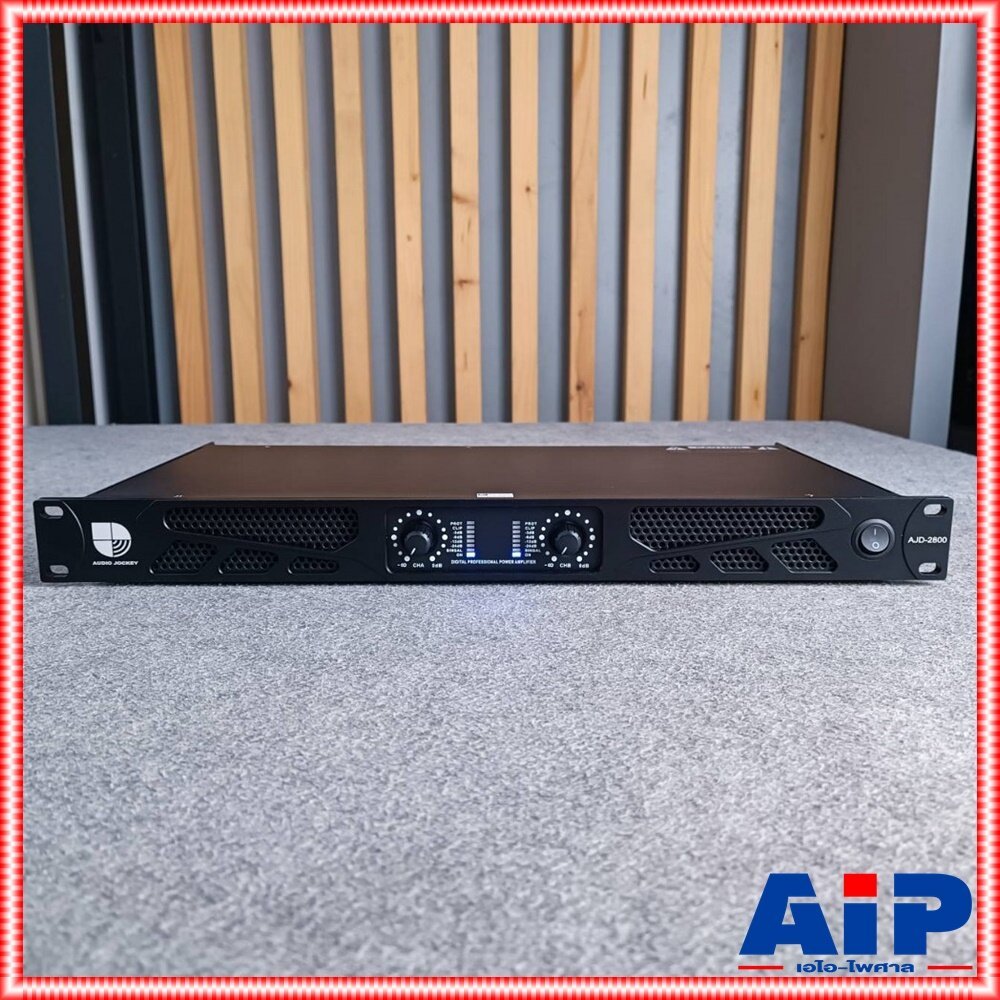 Ajd-2800 Jockey Sound A & J 2CH 1U เครื่องขยายเสียง800 W aekd 2800 ajd2800เครื่องขยายเสียง