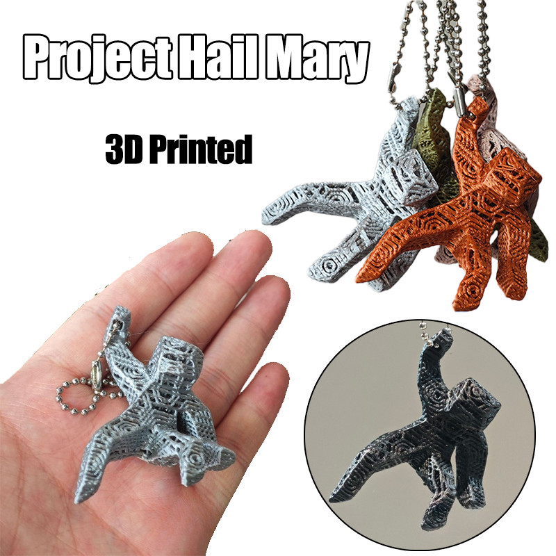 Project Hail Mary Rocky พวงกุญแจ จี้พิมพ์ลาย 3 มิติ ของขวัญโมเดลเอเลี่ยนเอริเดียนสําหรับแฟนๆ