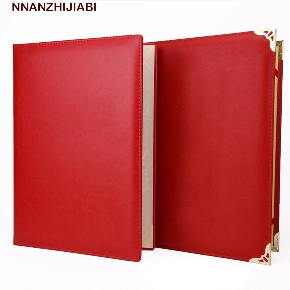 NANZHIJIABI A3 A4 Art Paper ปกแข็ง, Poetry Reading High-end File Paper Page Folder, Durable Thicken 