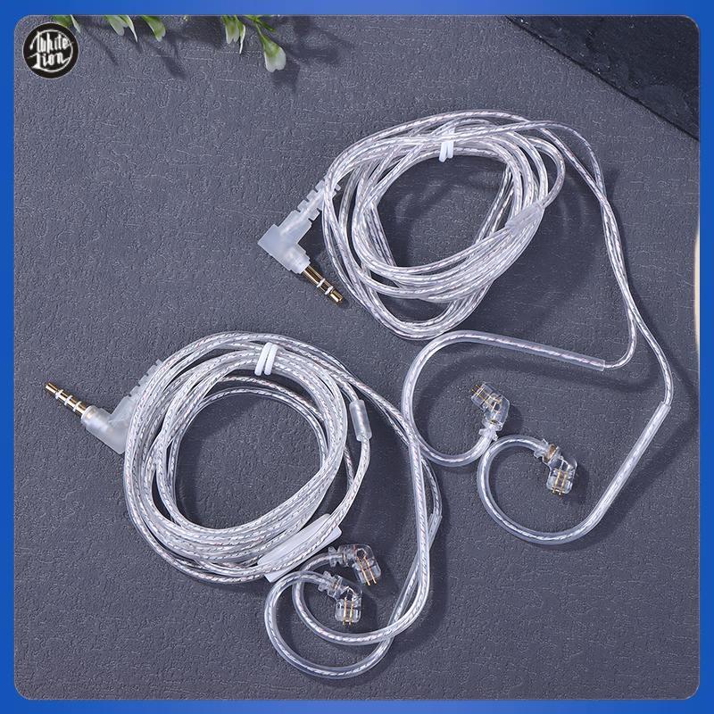 WL| 3.5 มม.2PIN In Ear หูฟังแบบมีสาย KZ Silver Plated KZ หูฟังสายอัพเกรดพร้อมไมโครโฟน KZ หูฟังสายใหม