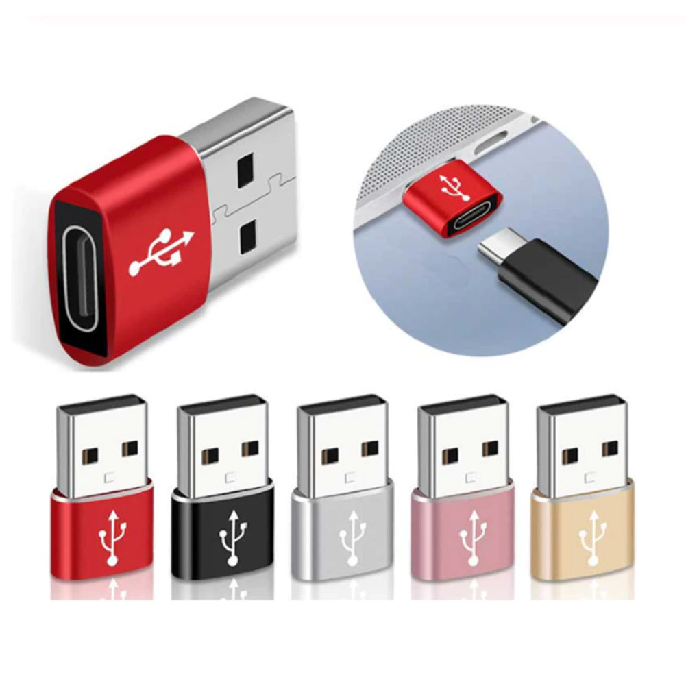 อะแดปเตอร์ USB 3.0 เป็น USB C 3.1 Mini Hi-Speed USB Type C หญิงเป็น Type A ชาย Fast Charging Data Sync OTG อะแดปเตอร์แปลง