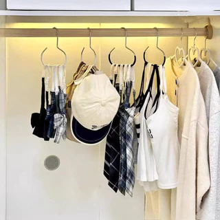 ที่แขวนเสื้อผ้า ตะขอแบ่งช่อง ที่แขวนของอเนกประสงค์ ตะขอแขวนของ สไตล์มินิมอล