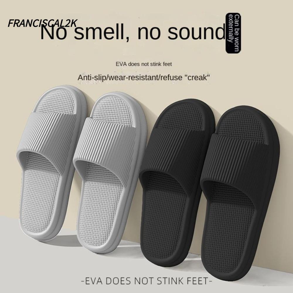 FRANCISCAL2K รองเท้าชายหาดหนานุ่ม ออกแบบสำหรับใช้ในห้องน้ำ มีฟังก์ชั่นกันลื่น