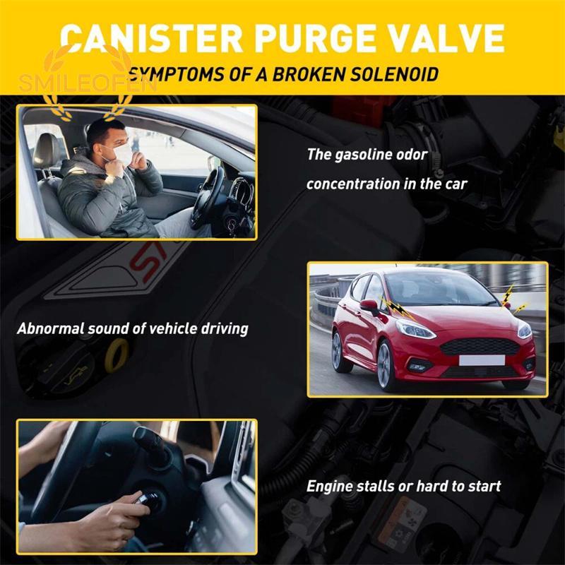 [Smileofen] Vapor Canister Purge Valve 0280142517 C1B1-9G866-AA 2012-2017 สําหรับ Ford Fiesta Fiesta