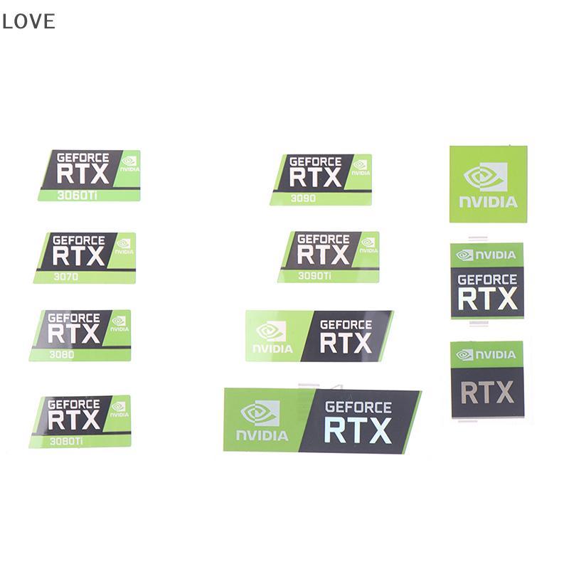 [JJCW] RTX 3090TI 3080TI 3070 3060 ป้ายการ์ดกราฟิกแล็ปท็อปแบบตั้งโต๊ะ