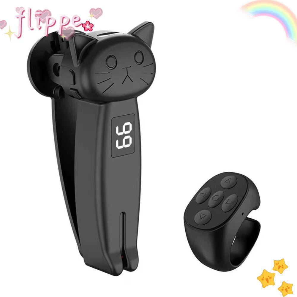FIPE Electric Auto Page Turner, Mute ABS Finger Clicking Device, Bluetooth-เข้ากันได้กับแบบพกพา Mini