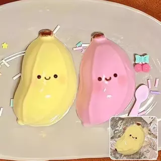 อวบกล้วย Squishy Squeezable ความเครียดบรรเทา Sensory Fidget ของเล่นสําหรับชายหญิงนักเรียนห้องเรียนโรงเรียนสํานักงาน antirtth