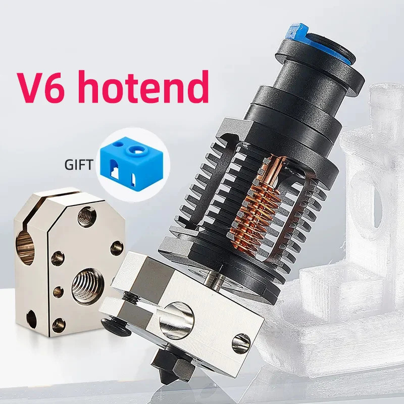 ใช้งานร่วมกับ E-3D drago-n V6 3D เครื่องพิมพ์ Hotend High Flow Bimetal Heatbreak สําหรับ V0.1 V2.4 P
