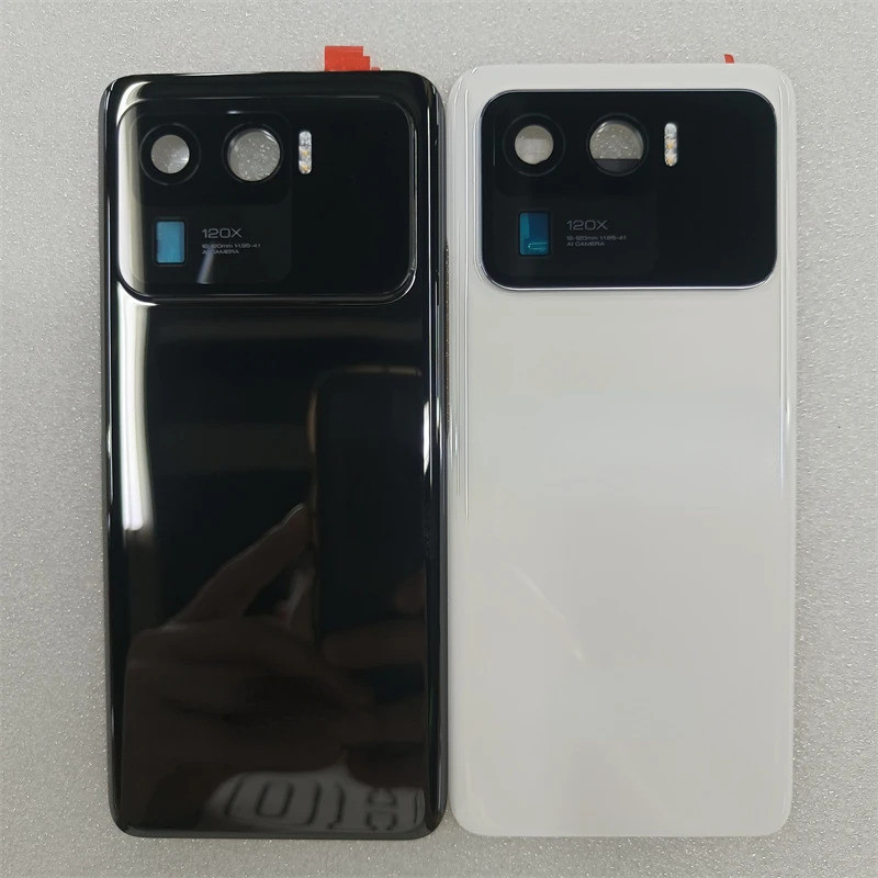 6.81 "สําหรับXiaomi Mi 11 Ultraเซรามิคแบตเตอรี่ด้านหลังแผงประตูเปลี่ยนสําหรับMi11 Ultra M2102K1Gฝาคร