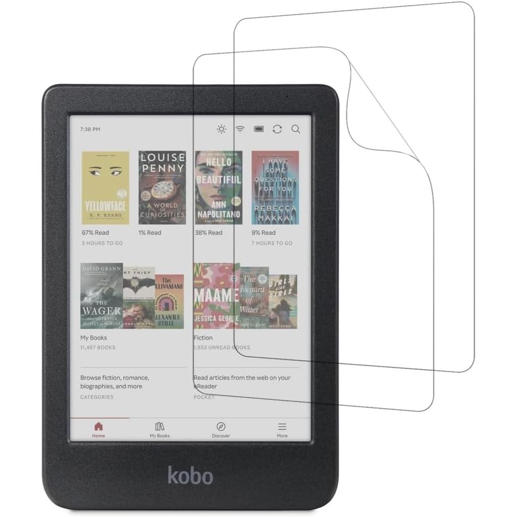 (3 แพ็คป้องกันหน้าจอสําหรับ Kobo Clara Colour/Clara BW/Clara 2E eReader 6" Anti-Glare/Clara Colour/C