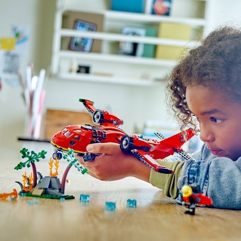 LEGO LEGO 60413 Fire Plane City Series ผู้ชายผู้หญิงการศึกษา Building Block ของเล่นของขวัญ 010002