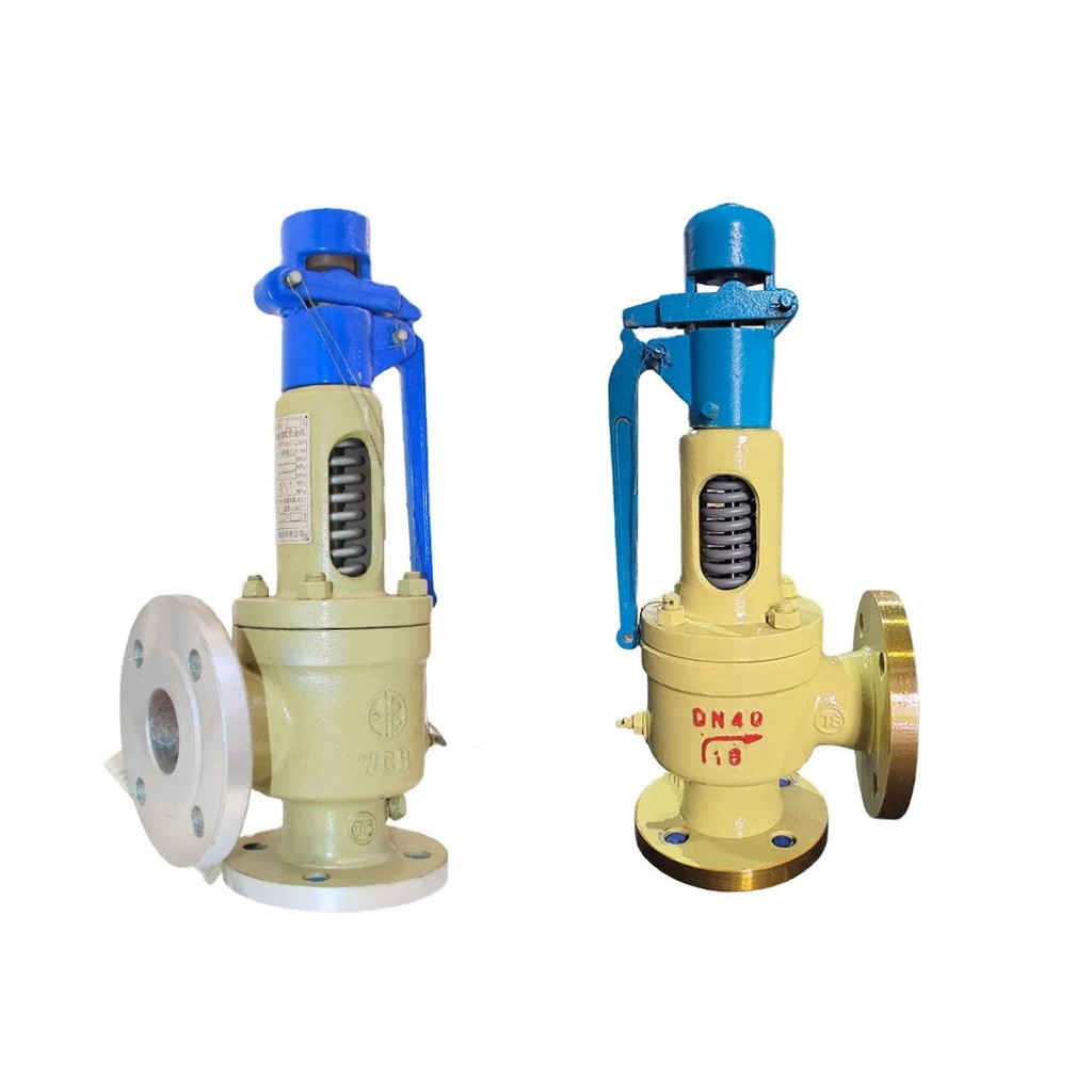 Carbon Steel Flange Safety Relief Valve PN25/40/64 Carbon Steel WCB Steam Oil Boiler Flanged Pressur