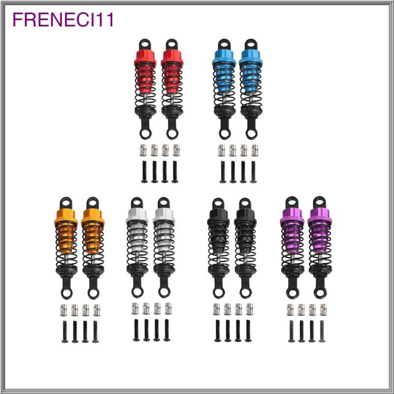 [freneci11] 4 ชิ้น RC รถโช้คอัพ Dampers ชุด 55 มม.โลหะที่ทนทานชิ้นส่วนรถ RC Shocks 1/12 1/16 สําหรับ
