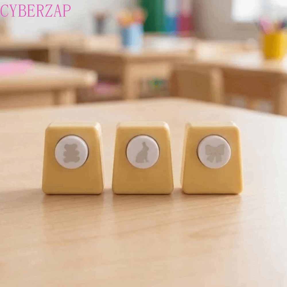 CYBERZAP Stamp Border Punch, Stamp Shape Hole Puncherลายนูน|เครื่องเขียน Punches Maker ตัดหัตถกรรมตั