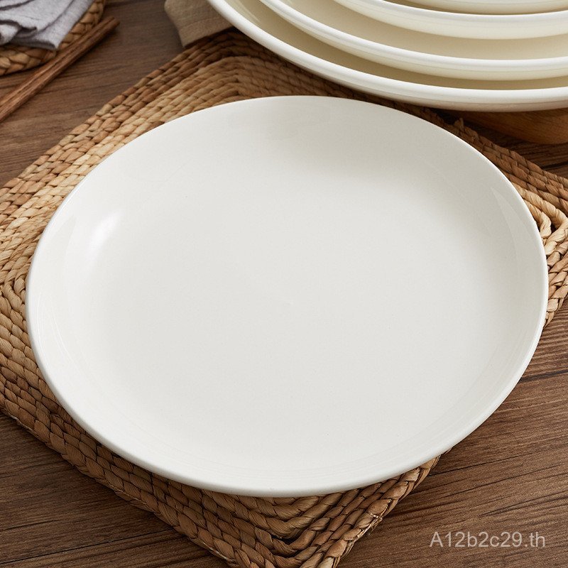 จาน เซรามิครอบหนาจานลึกฝาครอบจานข้าว Shanxi Hotel Tableware 33-53 ซม. จานเซรามิค