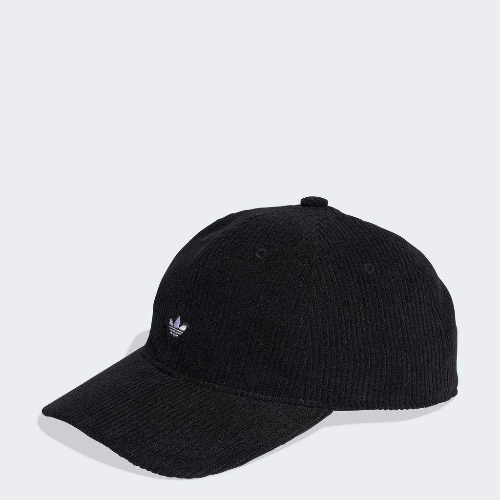 adidas Lifestyle Corduroy Baseball Cap Unisex Black KC8050
