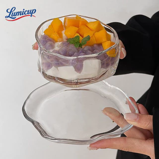 ชามขนมหวานกระจก 2แบบ | ชามใส่ขนมไทย ชามไอศกรีม สลัด ผลไม้ กระจกคุณภาพสูง ไม่มีตะกั่ว ง