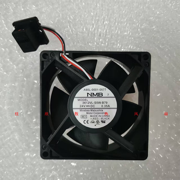 [อุปกรณ์เสริมระบายความร้อนคอมพิวเตอร์] 3612VL-S5W-B79 A90L-0001-0577 24V 0.35 A 9032 FANUC FANUC FAN