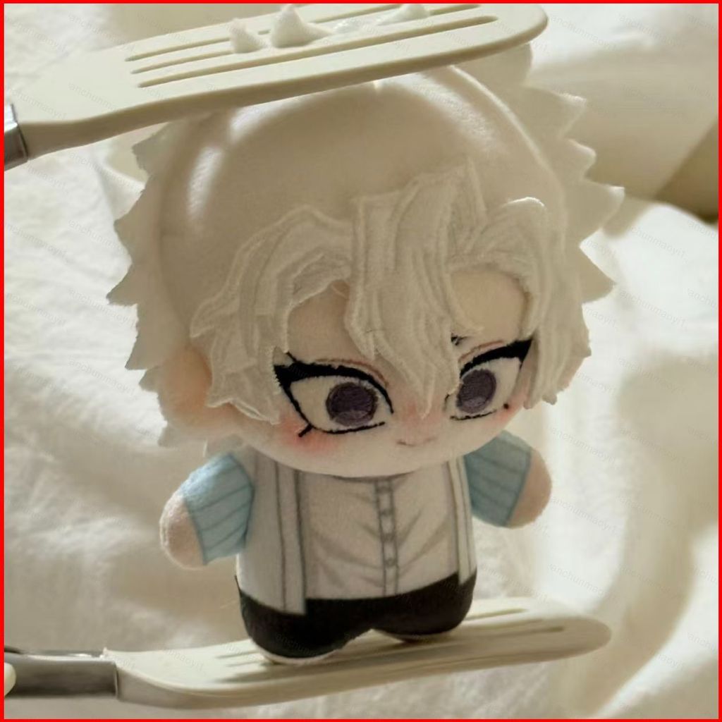 DC1 Demon Slayer Sanemi Shinazugawa Genya Shinazugawa Plushie น่ารักรุ่นในวัยเด็กกระเป๋าตุ๊กตา Charm
