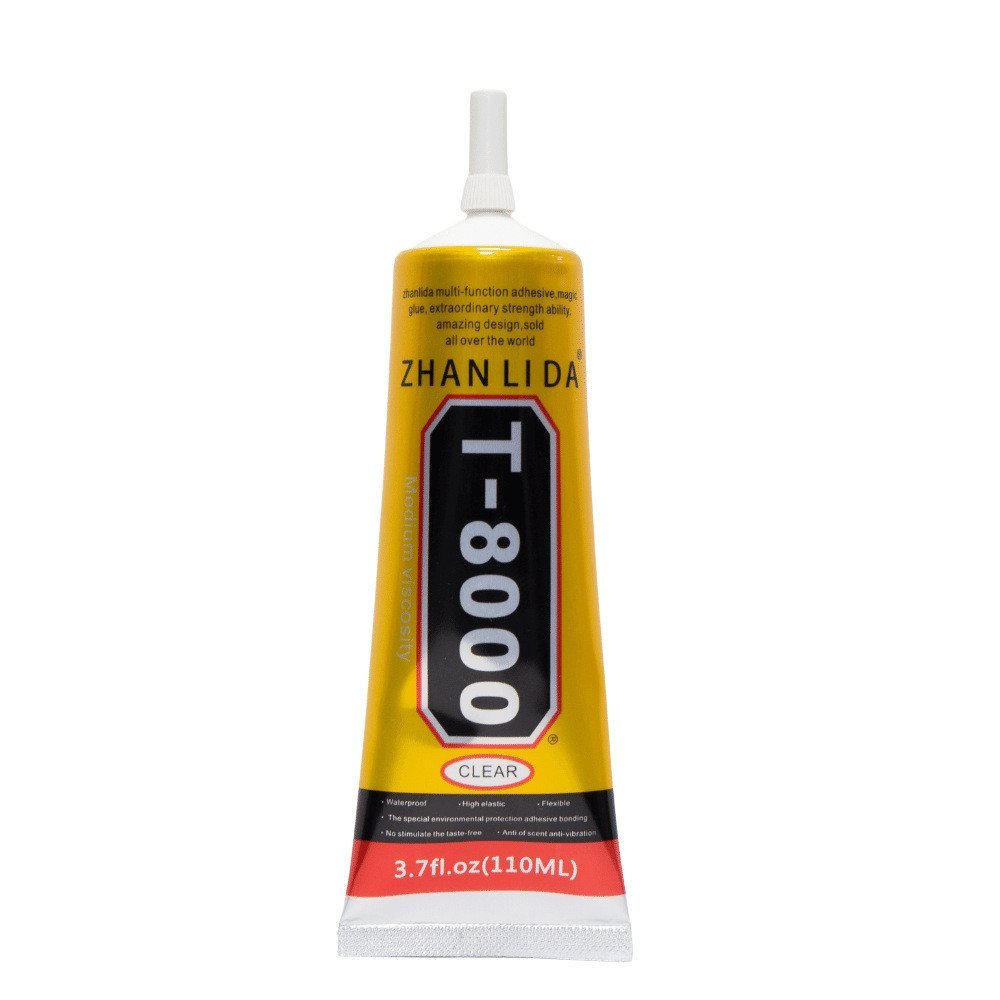 ของแท้ T8000 กาวโทรศัพท์มือถือหน้าจอกรอบเปลี่ยนหน้าจอซ่อมเพชรวางเพชรซ่อมเพชรเคลือบหลุมร่องฟันพลาสติก