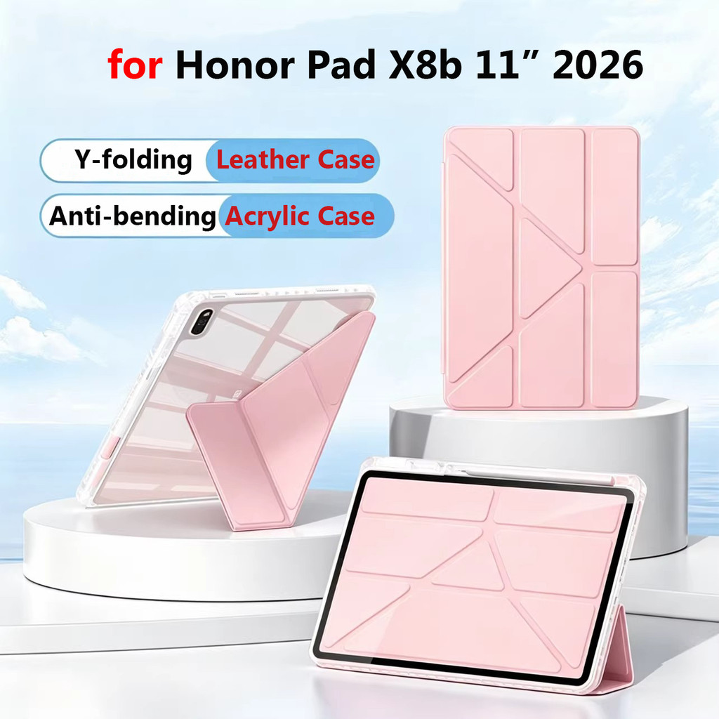 อะคริลิคใส Y-Fold สําหรับ Honor Pad X8b 11 "NDL2-W09 2026 Pad X8a Pad X9a 2025 11.5" ELN2-W09 Pad V9