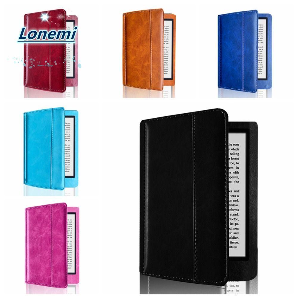 LONEMI N613 ฝาครอบป้องกัน, E-Reader กันกระแทก 6 นิ้ว, เปลือกหนังซับไมโครไฟเบอร์ป้องกันการล่มสลายระดั
