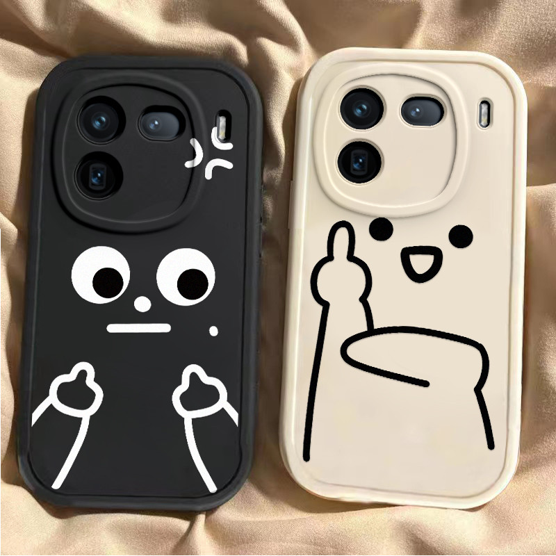 เคส iqoo 12 เคส iqoo z9x 5g Iqoo13 เคสโทรศัพท์สไตล์ใหม่ vivoiqoo12pro ตลก Expression iQOO11S รวมทุกอ