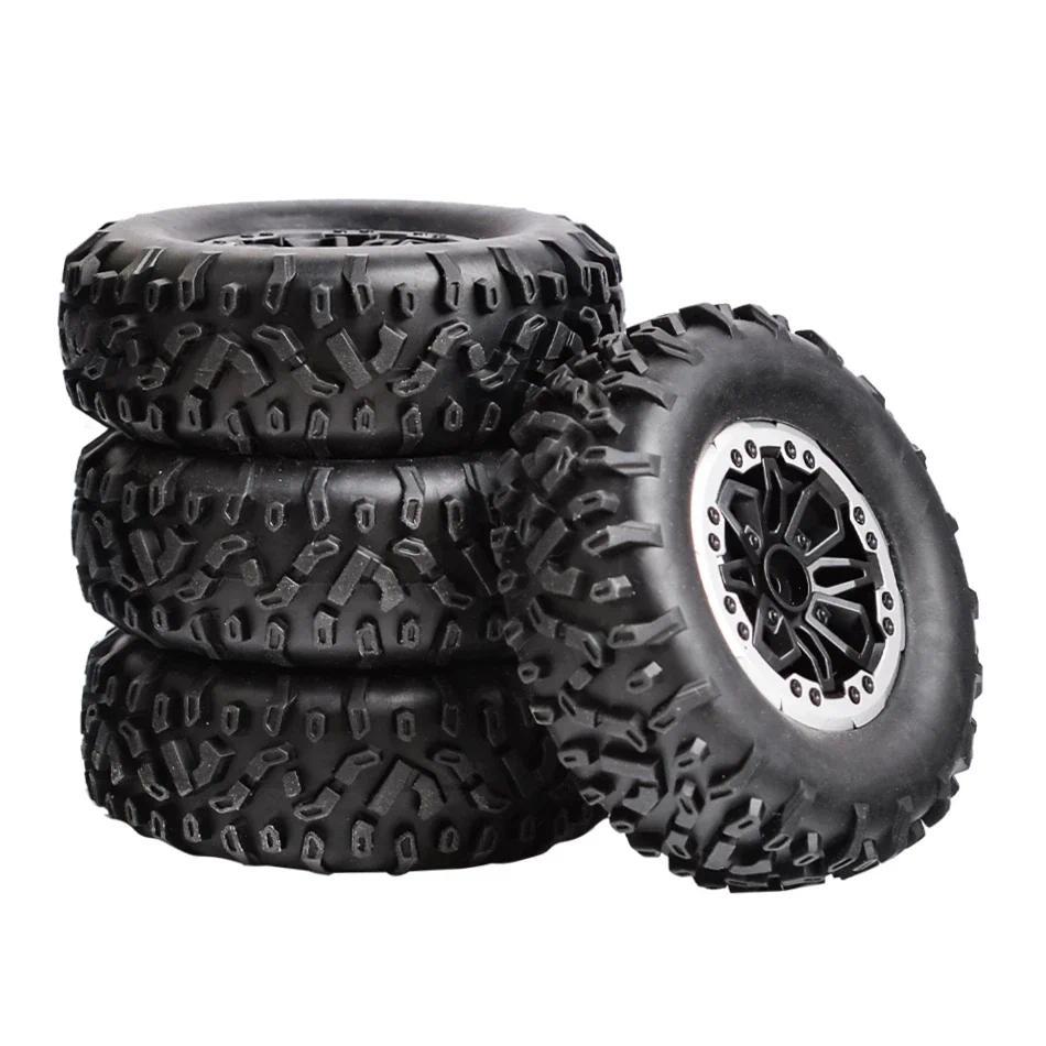 4pcs 64mm ล้อยางนุ่มสําหรับ MN D90 MN98 MN99S WPL C14 C24 C34 B14 B24 LDRC P06 LD1297 LD1299 RC รถอะ