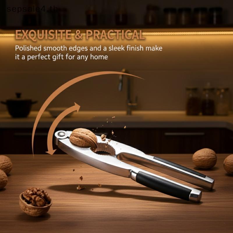 # sepsale # Qui Nut Crater Heavy Duty Splitter เครื่องมือสแตนเลสสําหรับเปิดวอลนัท Pecans Nutshells K