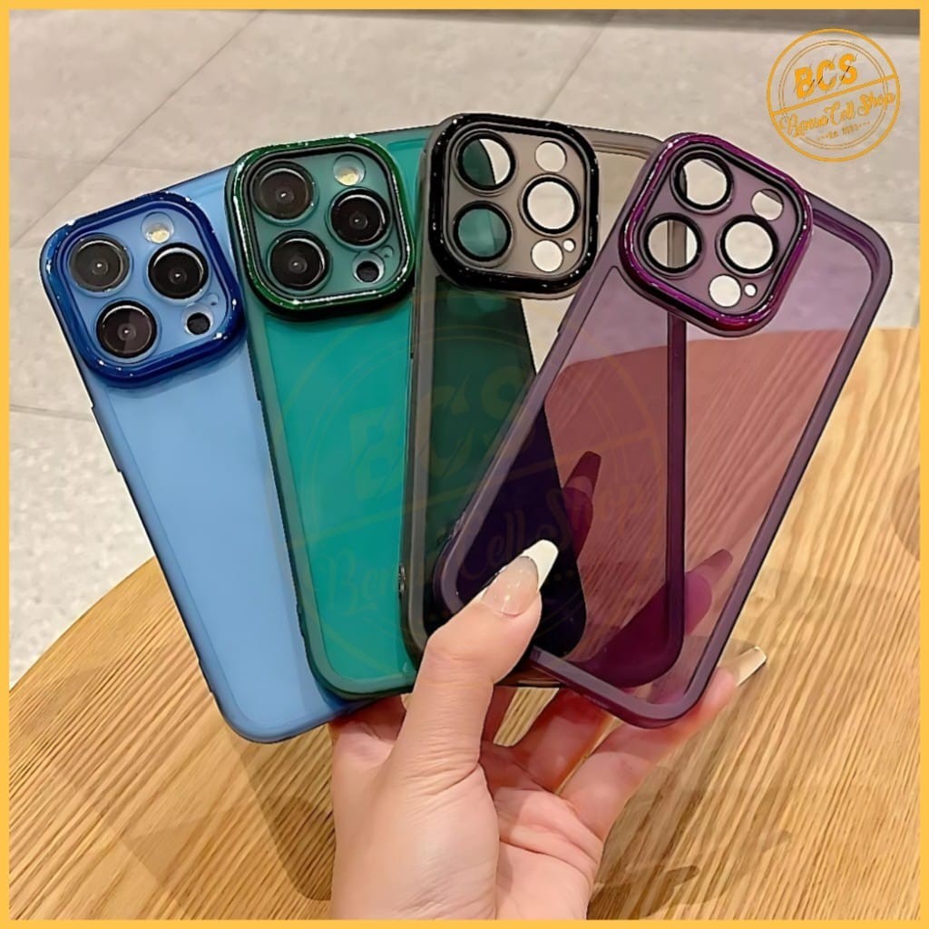 BCS - SOFTCASE TPU SHINING สําหรับ OPPO A5S A7 A11K A12 F9 F9 PRO A6 PRO A6X RENO 12 5G RENO 12 PRO 
