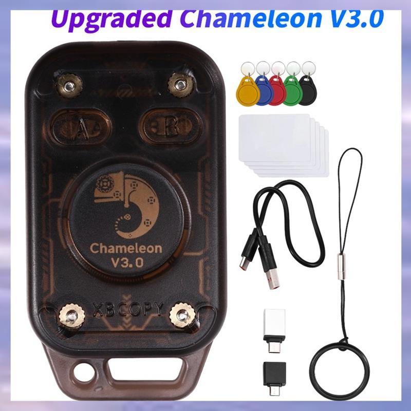 (VLO)Chameleon V3.0 RFID Smart Chip Reader Emulator 125K 13.56M ID IC Card Copyer อ่าน Writer+5XUID 